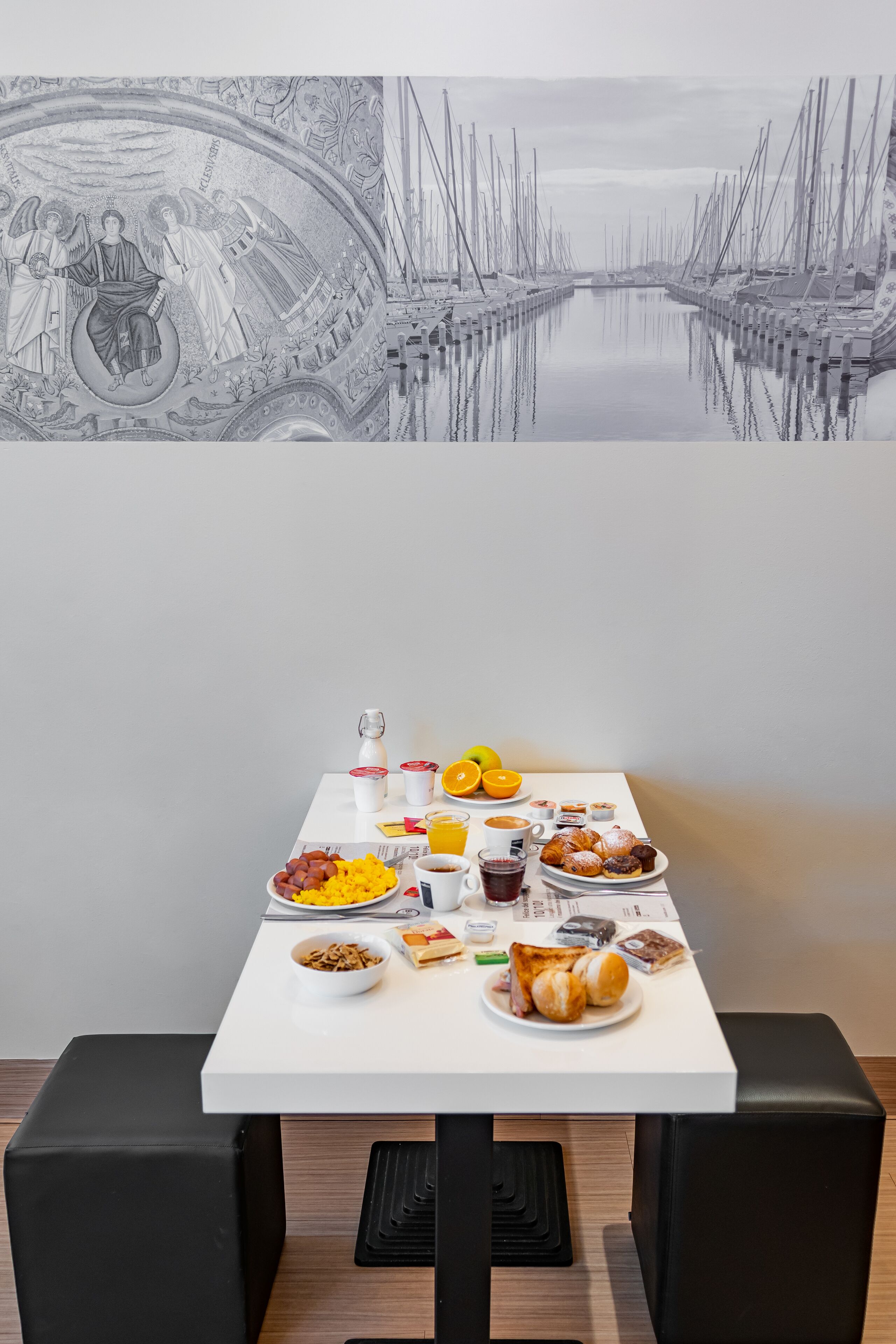 daily buffet breakfast (eur 7.9 per person)