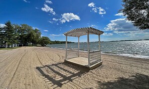 Private beach, beach shuttle, waterskiing, kayaking