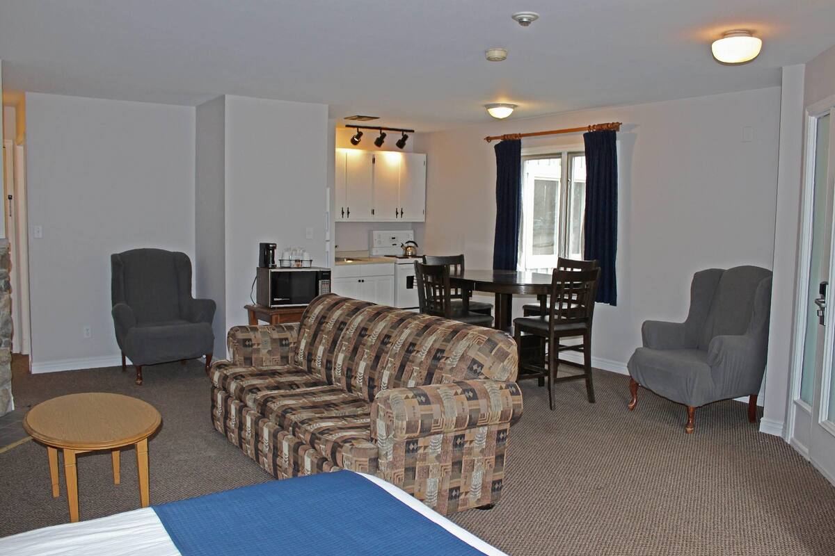 Room, 1 Queen Bed with Sofa bed, Non Smoking, Fireplace (Efficiency) | Minibar, WiFi (free), individually decorated, individually furnished