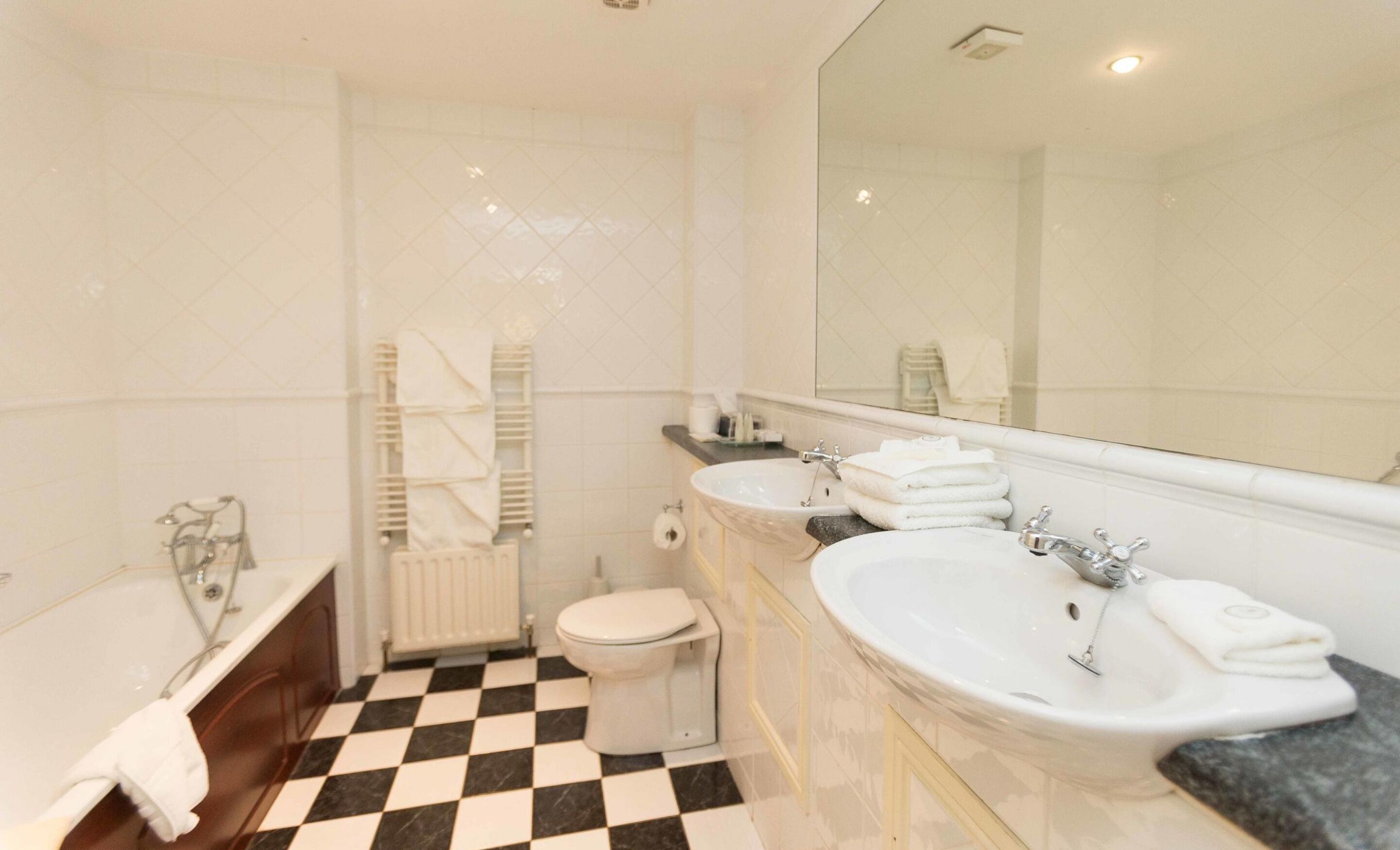double room | bathroom | designer toiletries, towels