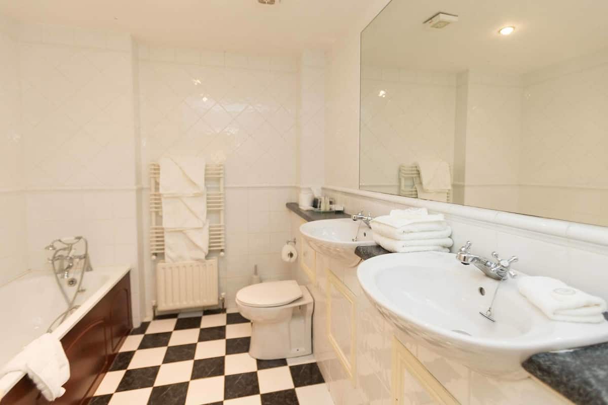 double room | bathroom | designer toiletries, towels