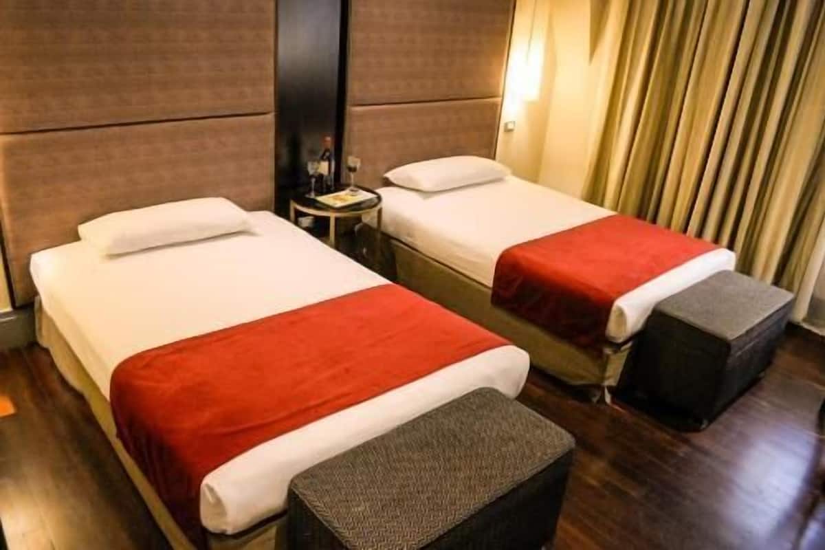 Literie hypoallergénique, couette en duvet d'oie, minibar