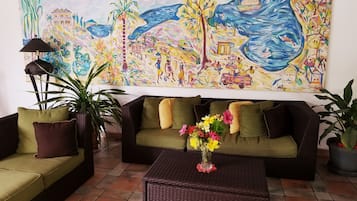 Lobby sitting area