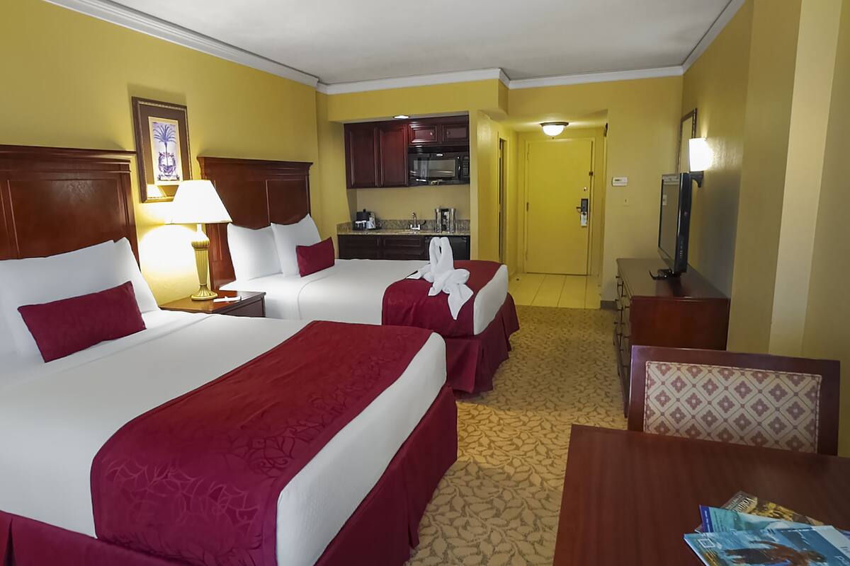 Premium bedding, pillowtop beds, in-room safe, laptop workspace