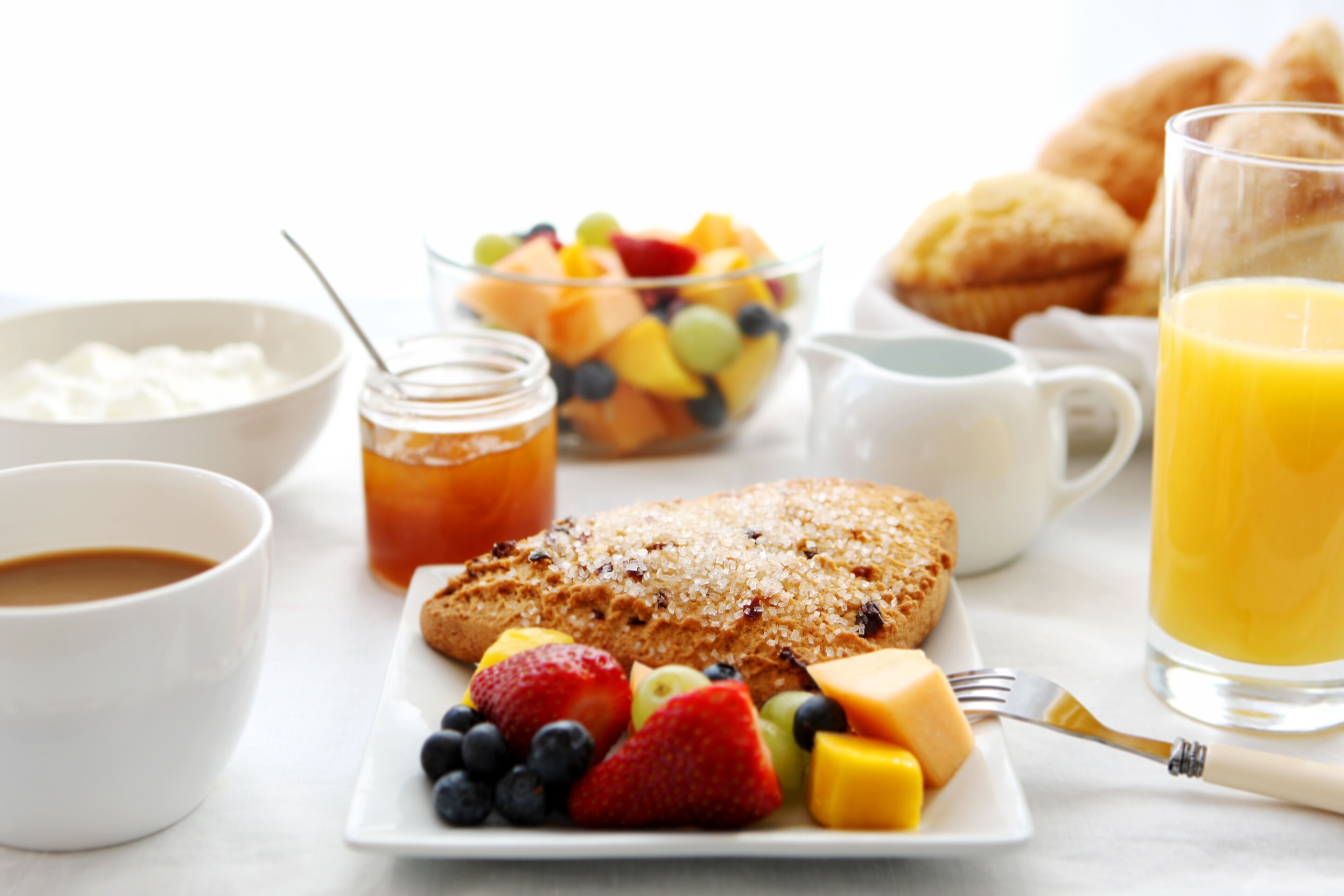 Daily buffet breakfast for a fee