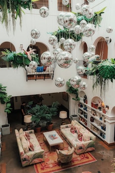 Hotel entrance and lobby at Casa Faena Miami Beach