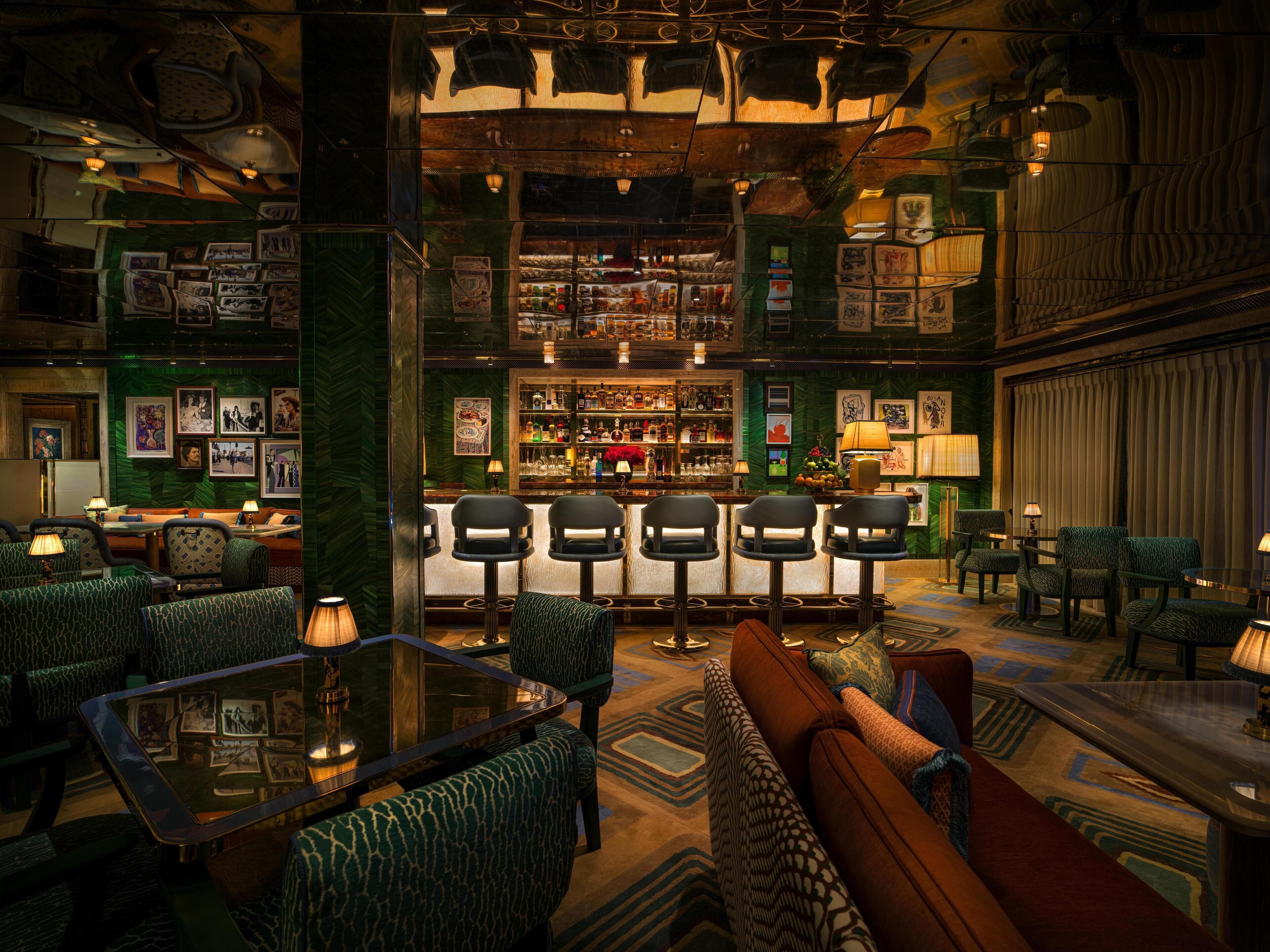 Rooftop bar, ocean views, open daily