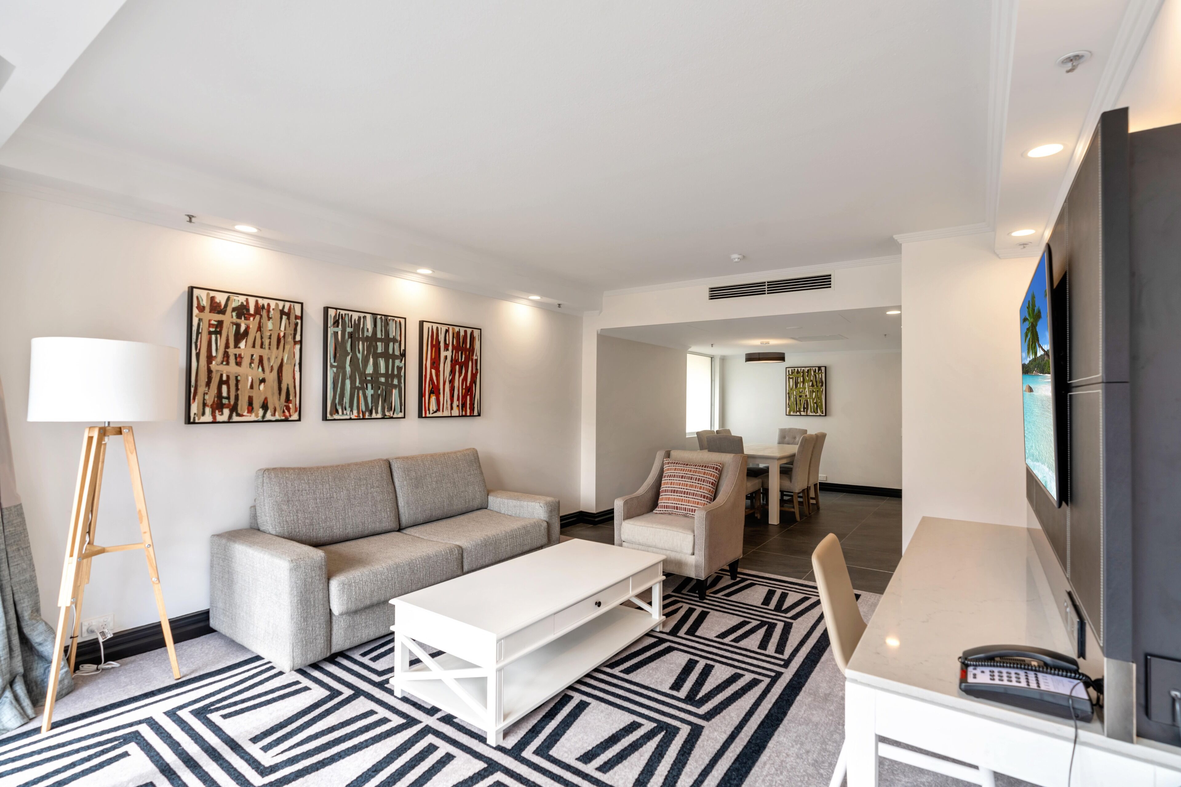 superior suite (executive) | living area | 32-inch led tv with satellite channels, tv