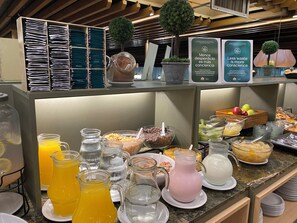 Petit déjeuner continental compris tous les jours