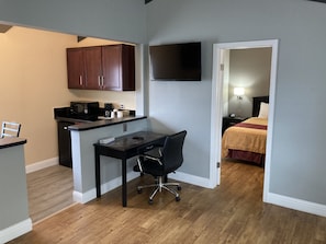 Suite | Living area | 25-inch TV with cable channels