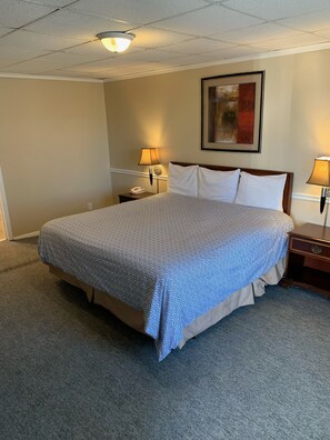 Desk, blackout curtains, iron/ironing board, rollaway beds