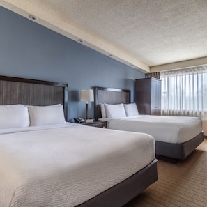 Premium bedding, pillowtop beds, in-room safe, blackout drapes