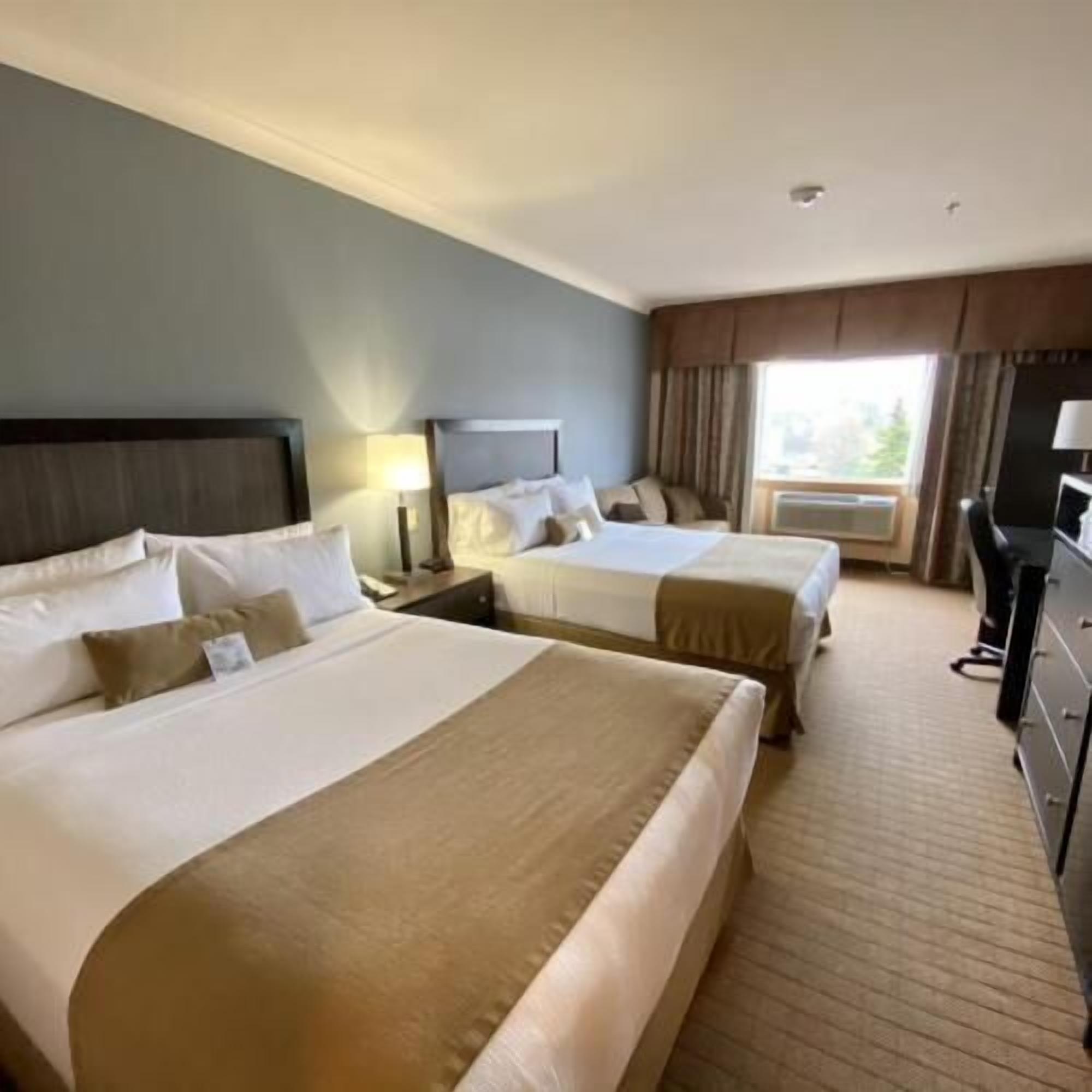 Premium bedding, pillow-top beds, in-room safe, blackout curtains