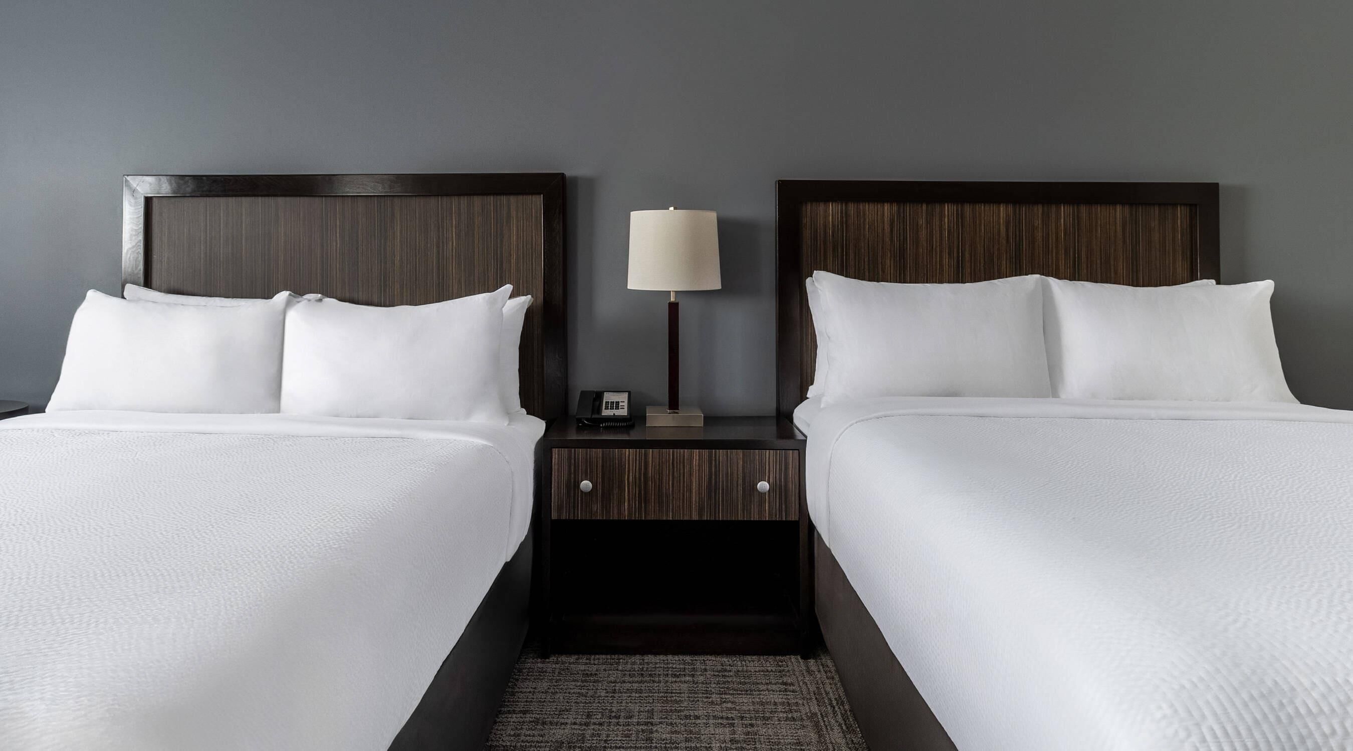 Standard Room, 2 Queen Beds, Non Smoking | Premium bedding, pillowtop beds, in-room safe, blackout drapes