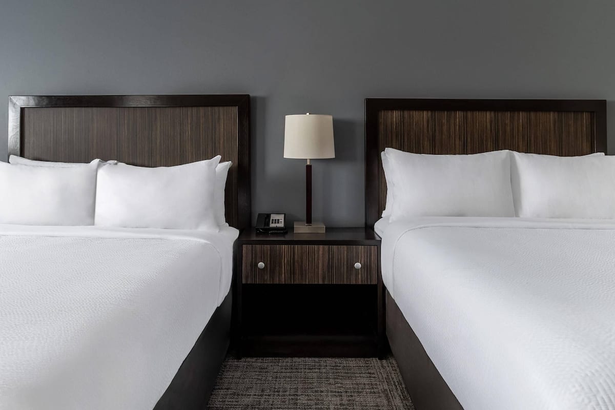 Standard Room, 2 Queen Beds, Non Smoking | Premium bedding, pillowtop beds, in-room safe, blackout drapes