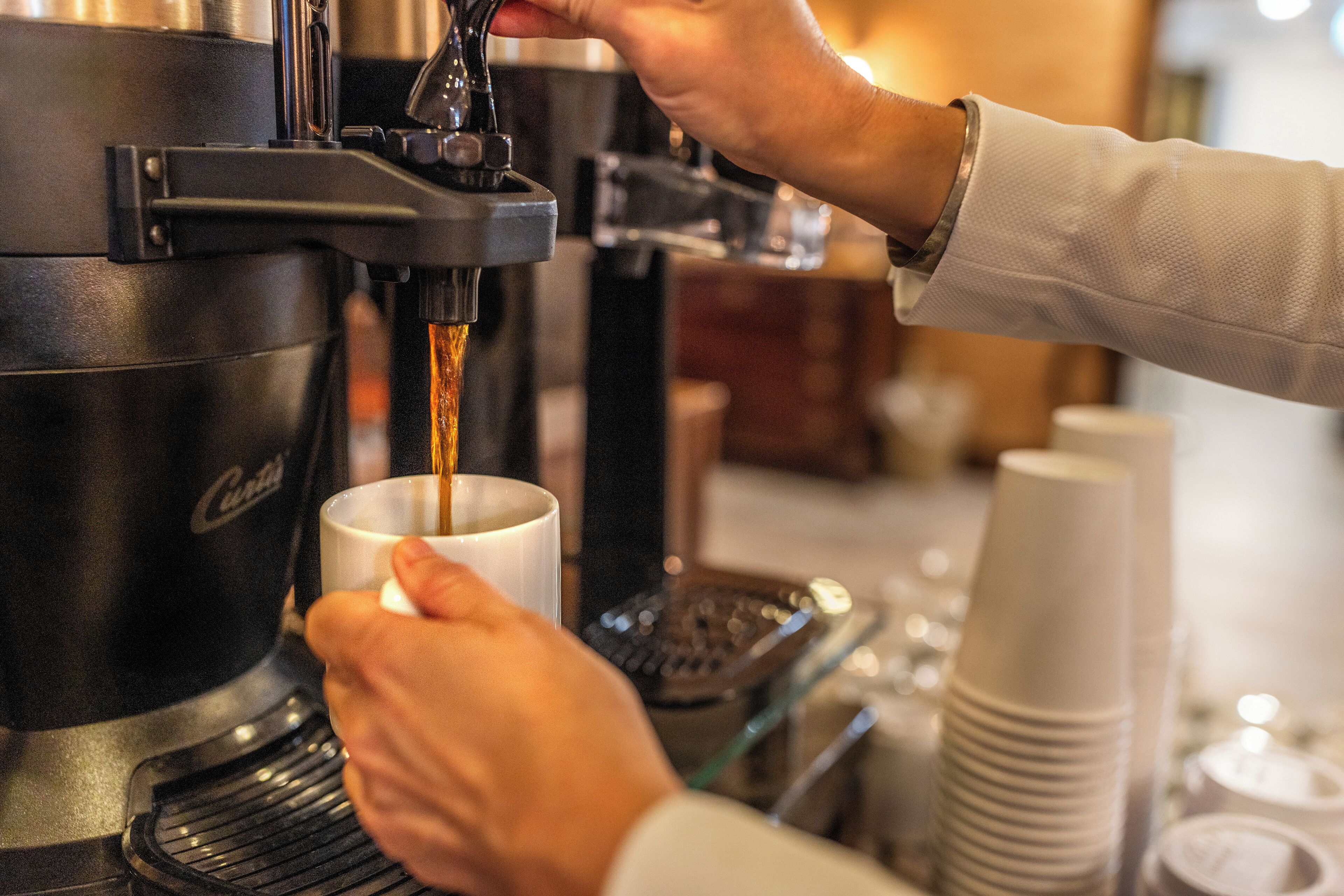 breakfast, lunch and dinner served