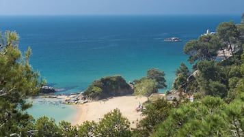 Vlak bij het strand, een strandbar