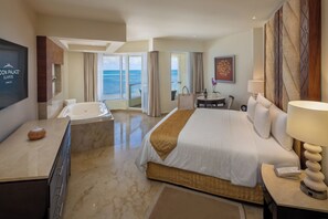 Superior Governor Ocean Front Suite - King Size Bed | 2 bedrooms, premium bedding, down comforters, memory foam beds
