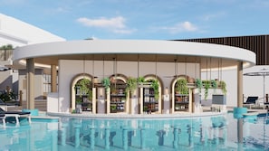 4 bars/lounges, 2 poolside bars