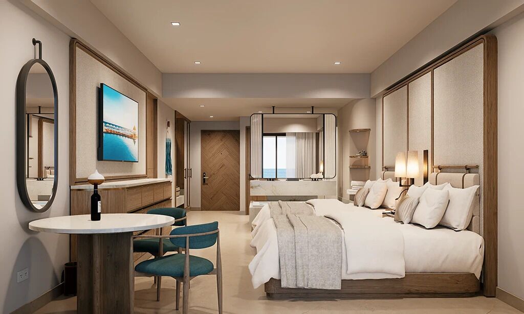 Superior Two Bedroom Presidential Suite Ocean View - Kids & Teens Free | Premium bedding, down comforters, free minibar, in-room safe