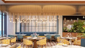 5 restaurants, breakfast, lunch, dinner served; international cuisine 