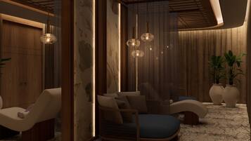 Sauna, rawatan badan, lulur badan, rawatan muka, perkhidmatan urut