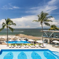 2 outdoor pools, open 7:00 AM to 8:00 PM, pool umbrellas, sun loungers