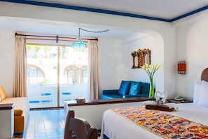Junior suite, 1 kingsize bed | Uitzicht op de tuin