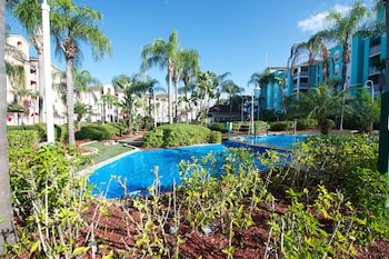 2 outdoor pools, a heated pool, cabanas (surcharge) at Hilton Vacation Club Grande Villas Orlando