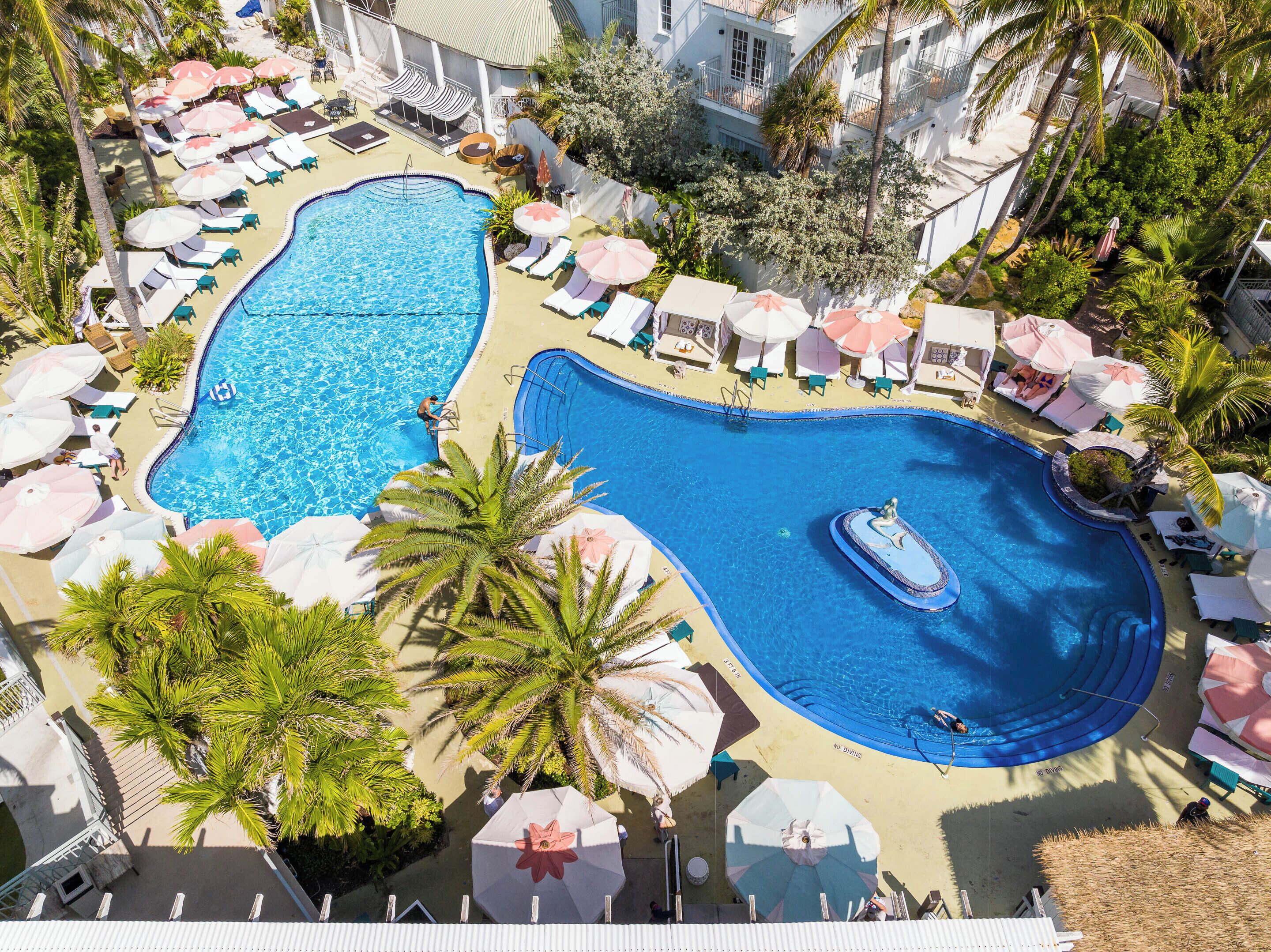 2 outdoor pools, pool cabanas (surcharge), pool umbrellas