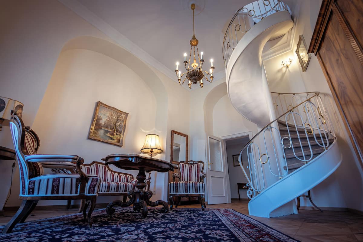 Panorama suite | 1 slaapkamer, Italiaanse Frette-lakens, luxe beddengoed, een minibar