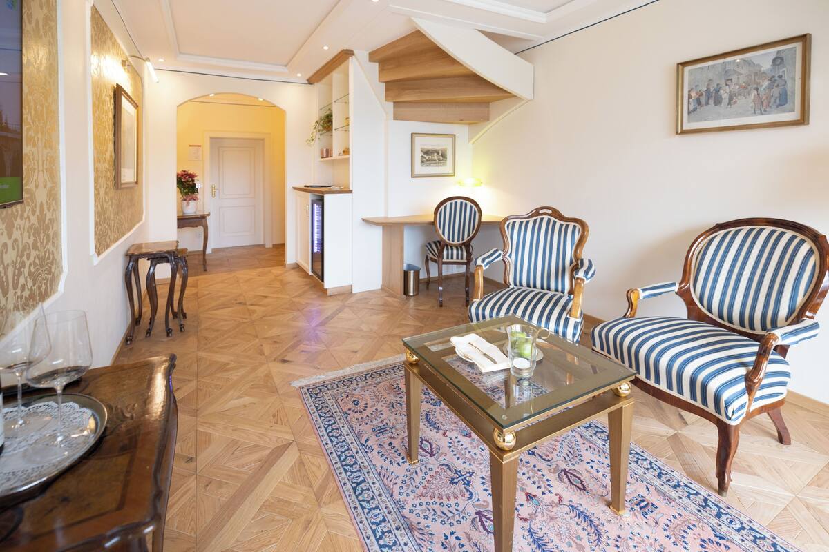 Dúplex Premium, balcón | 1 habitación, sábanas italianas Frette y ropa de cama de alta calidad