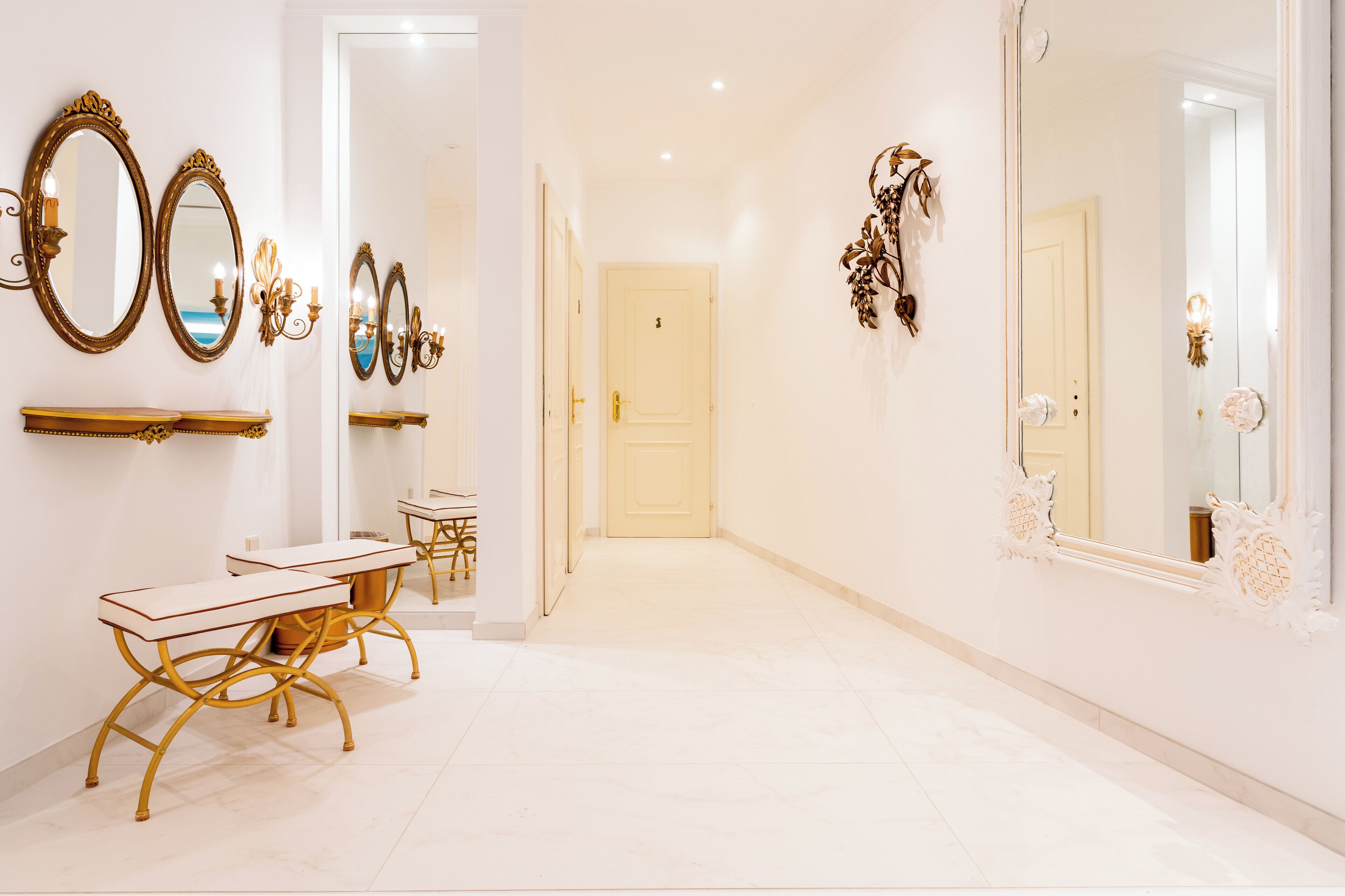 indoor pool, outdoor pool, pool loungers