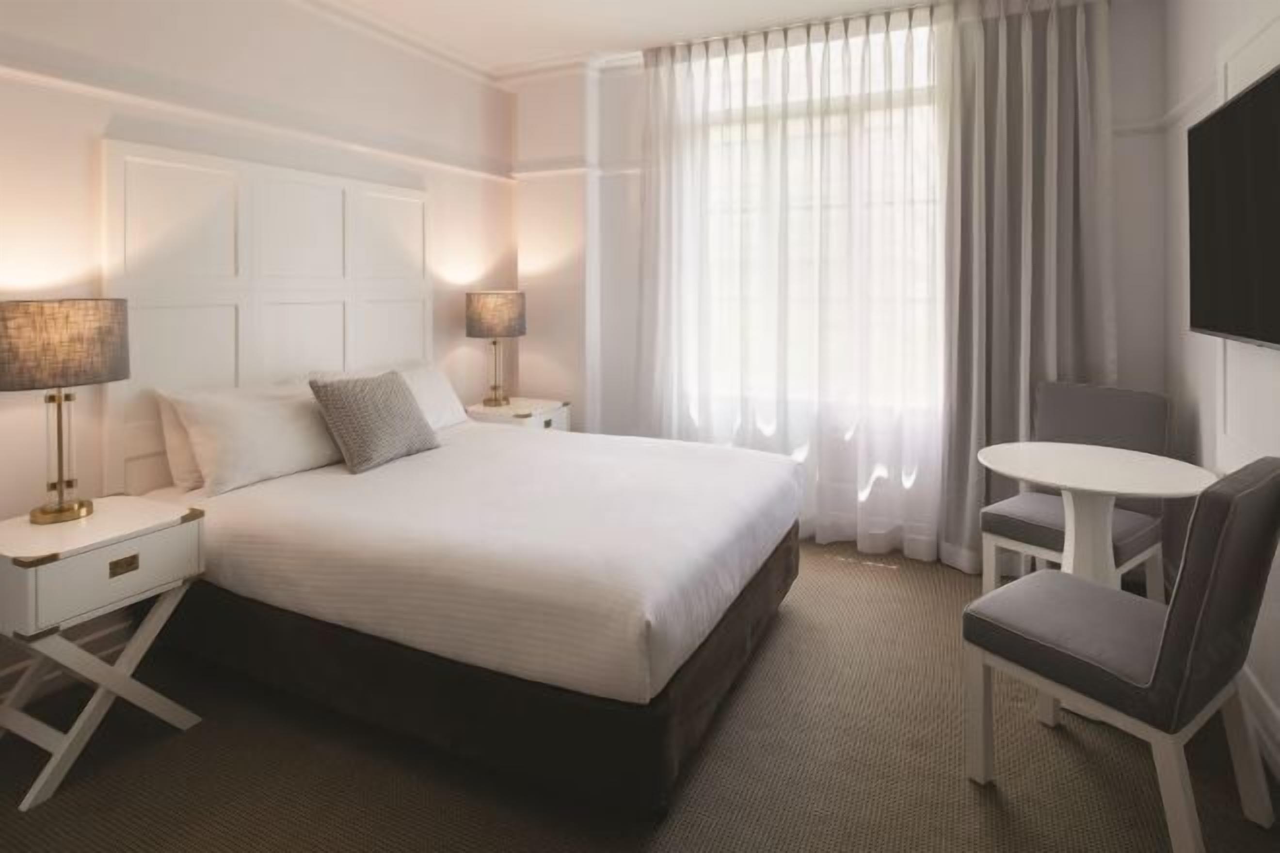 In-room safe, laptop workspace, blackout curtains, soundproofing