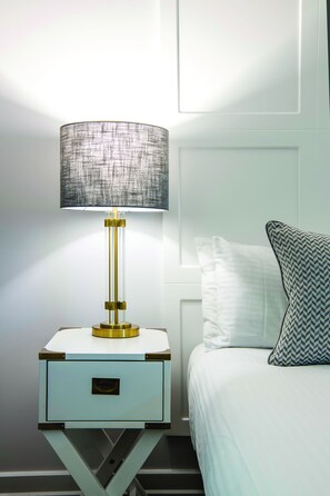 In-room safe, laptop workspace, blackout curtains, soundproofing