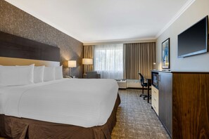 Standardzimmer, 1 King-Bett, Nichtraucher, Kühlschrank | Schreibtisch, Bügeleisen/Bügelbrett, kostenloses WLAN, Bettwäsche