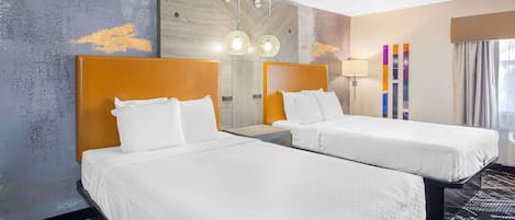 Down comforters, in-room safe, desk, laptop workspace
