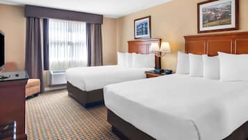 Premium bedding, down comforters, Select Comfort beds, blackout drapes