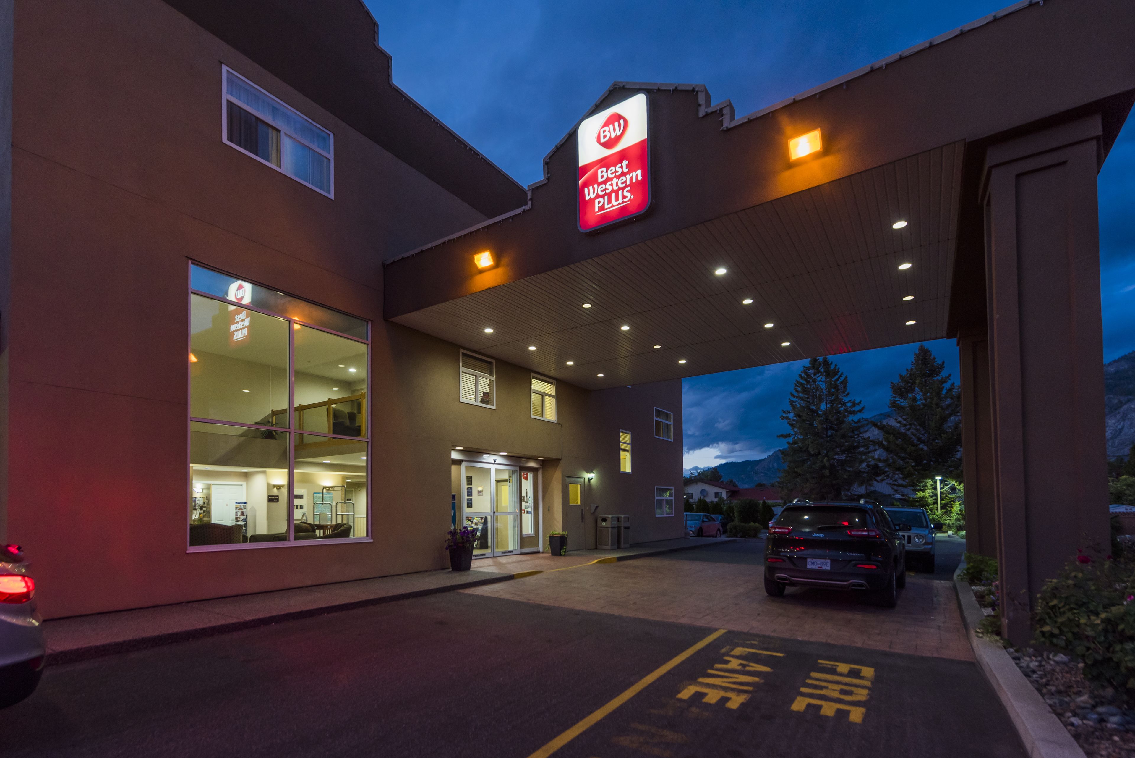 front of property – evening/night