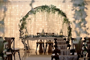 Indoor wedding