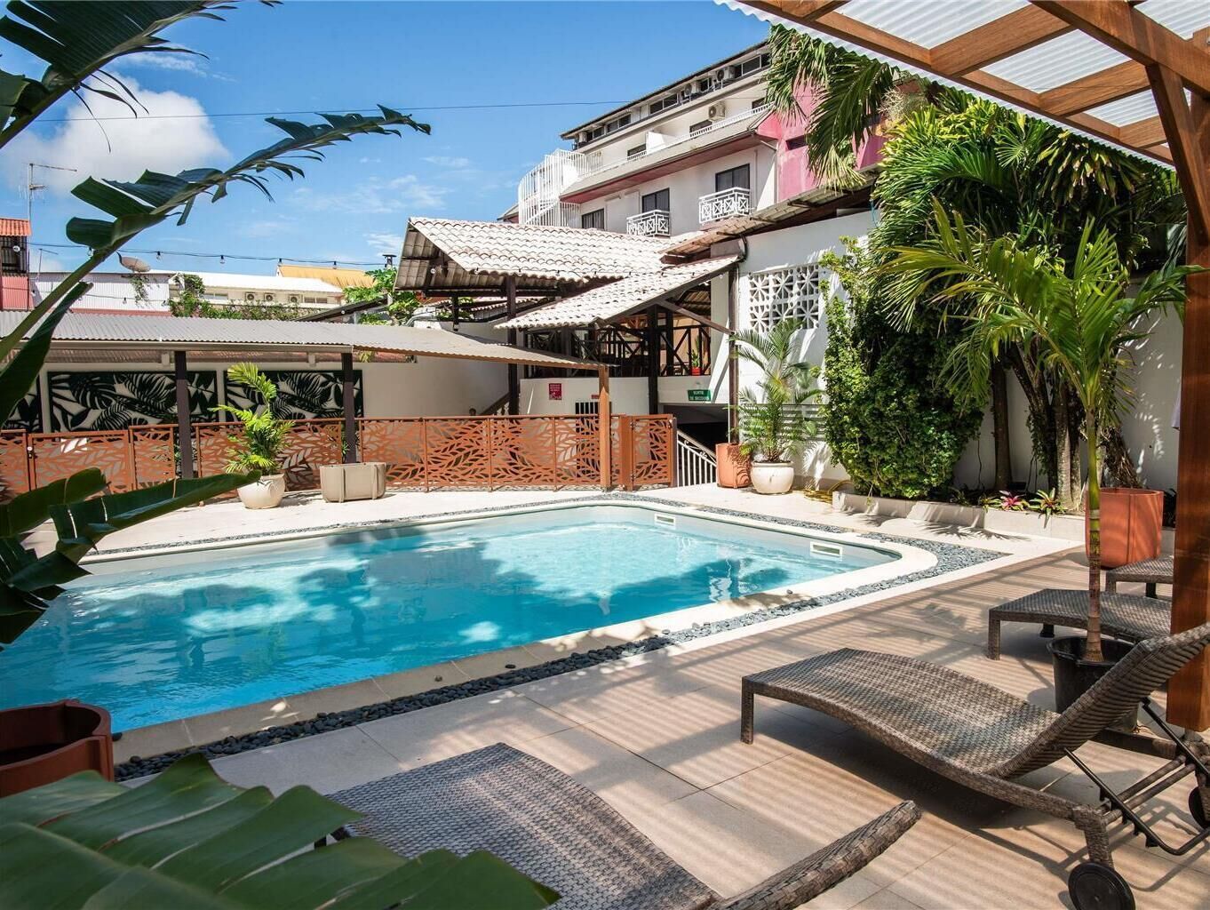 Alberca al aire libre 