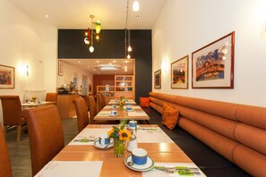 Daily buffet breakfast (EUR 14 per person)