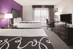 Room, 2 Double Beds, Non Smoking | Premium bedding, pillow-top beds, desk, laptop workspace
