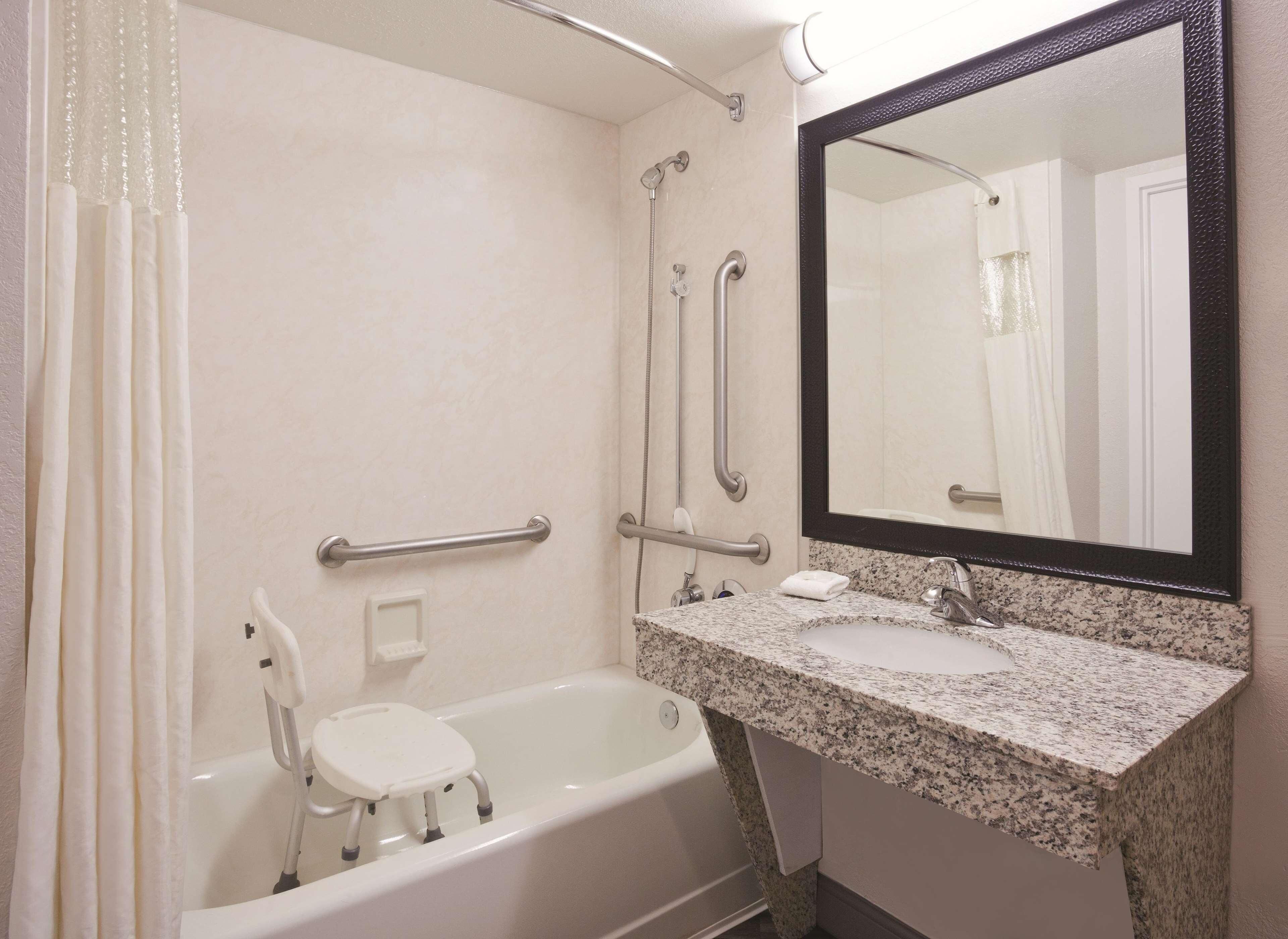 Premium bedding, pillow-top beds, desk, laptop workspace