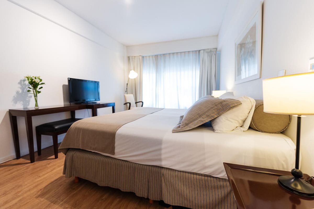 Premium bedding, down duvets, pillow-top beds, in-room safe