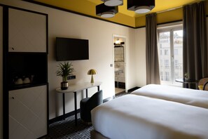 Premium bedding, pillow-top beds, free minibar items, in-room safe