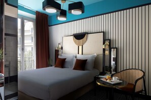 Superior Room, 1 Queen Bed, Non Smoking (with Single Sofabed) | Premium bedding, pillow-top beds, free minibar items, in-room safe - Best Western Premier Hotel Roosevelt (Nice)