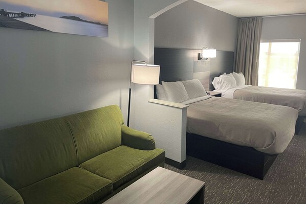 Suite, 2 Queen Beds, Non Smoking | Desk, iron/ironing board, free WiFi, bed sheets - Quality Suites Abilene Mall Area (Abilene)