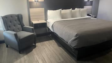 Desk, iron/ironing board, free WiFi, bed sheets