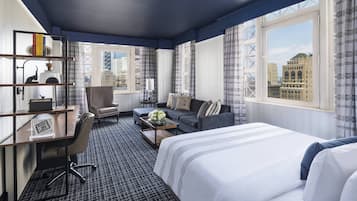 1 dormitorio, ropa de cama de alta calidad, caja fuerte y escritorio